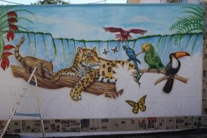 mural fauna e flora foz 3