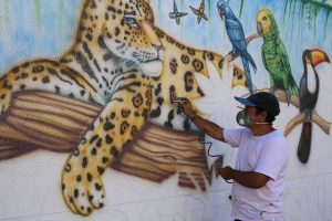 mural fauna e flora foz 4