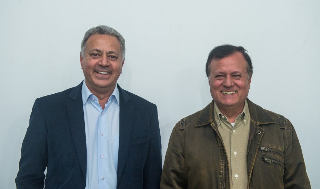 Carlos Silva e Licério Santos presidente e vice do Comtur foto Marcos Labanca