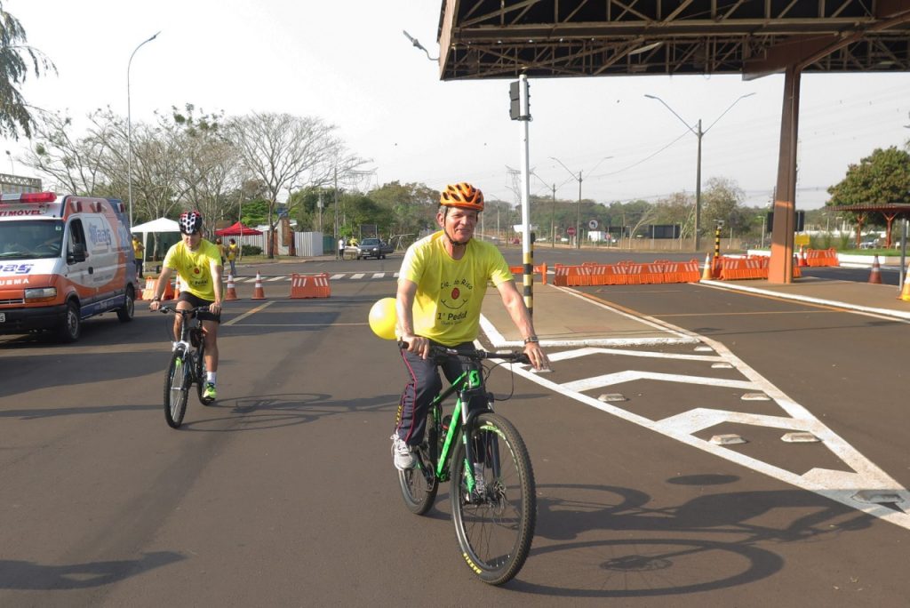Pedalada na Itaipu promove a conscientização sobre a prevenção ao suicídio 1 pedalada1