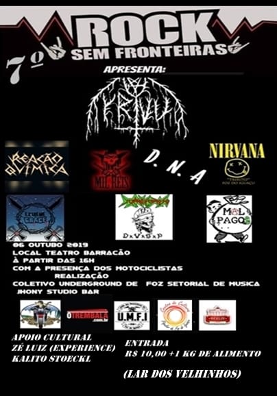 7º Rock Sem Fronteiras apresenta banda pioneira do Punk Rock e HC de Foz do Iguaçu 2 rock sem fronteira