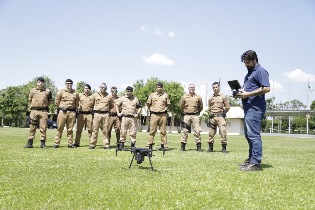 PTI capacita policiais militares de Foz do Iguaçu sobre uso de drones na segurança pública 1 drones pilotagem