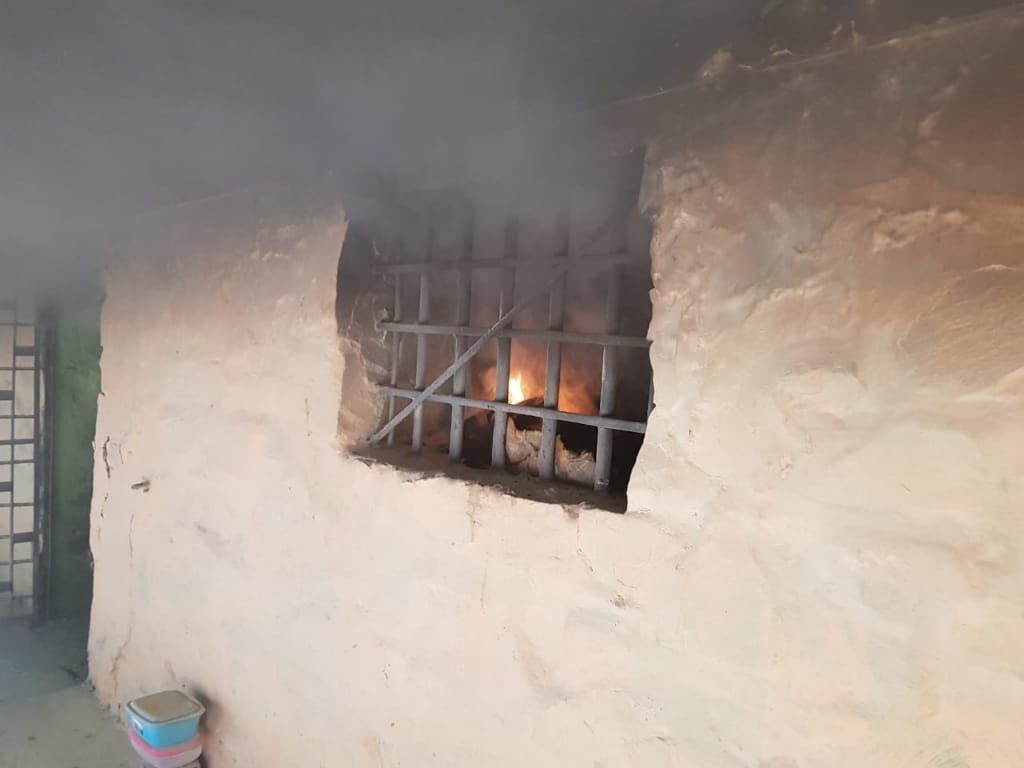 Princípio de incêndio provoca medo na Penitenciária Regional de Ciudad del Este 1 incendio cde1