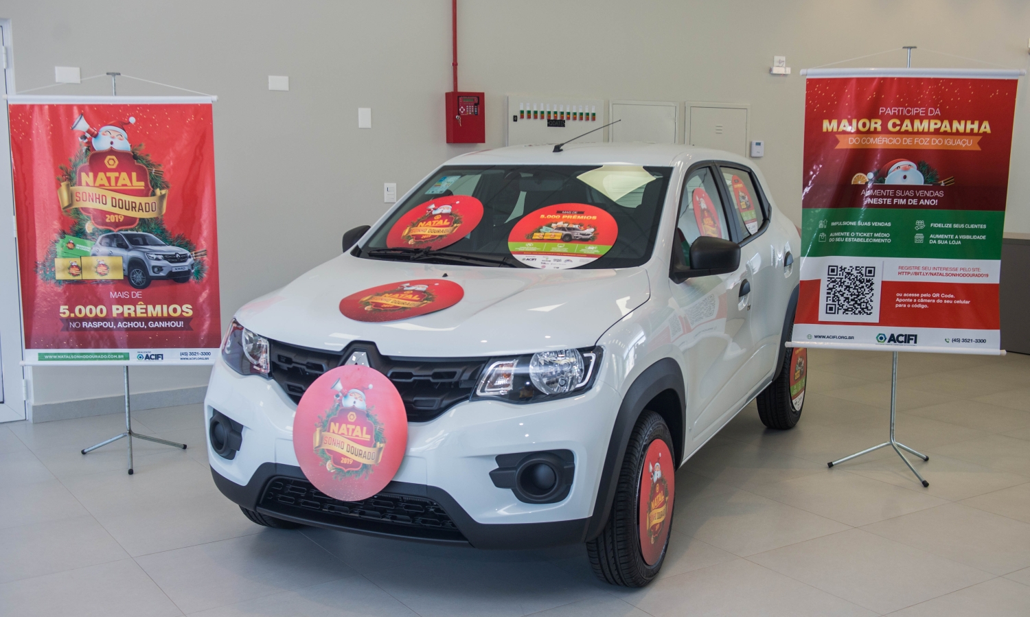 ACIFI fará a entrega do Renault Kwid zero quilômetro em clima de supresa Foto Marcos Labanca