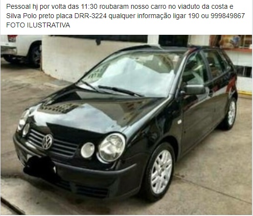 carro roubado