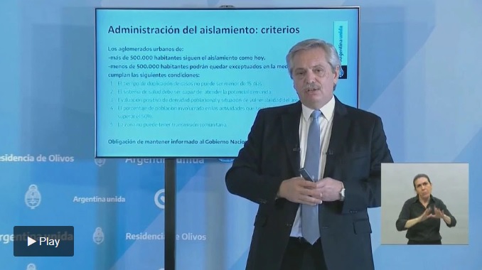 Coronavírus: Presidente Alberto Fernández prorroga a quarentena até 10 de maio na Argentina 1 alberto fernandez 1