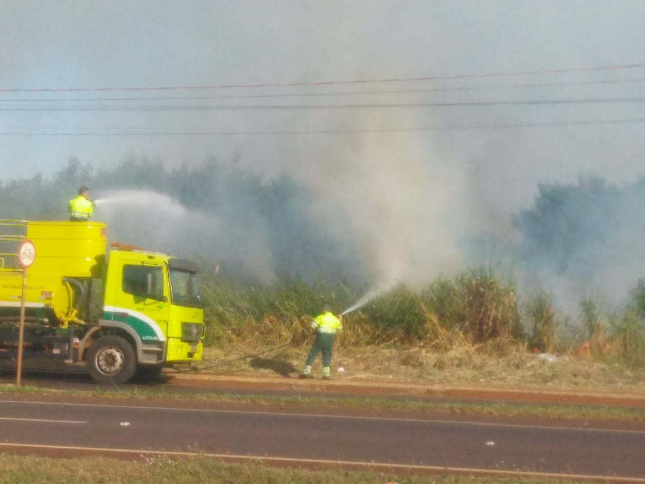 incendio na BR