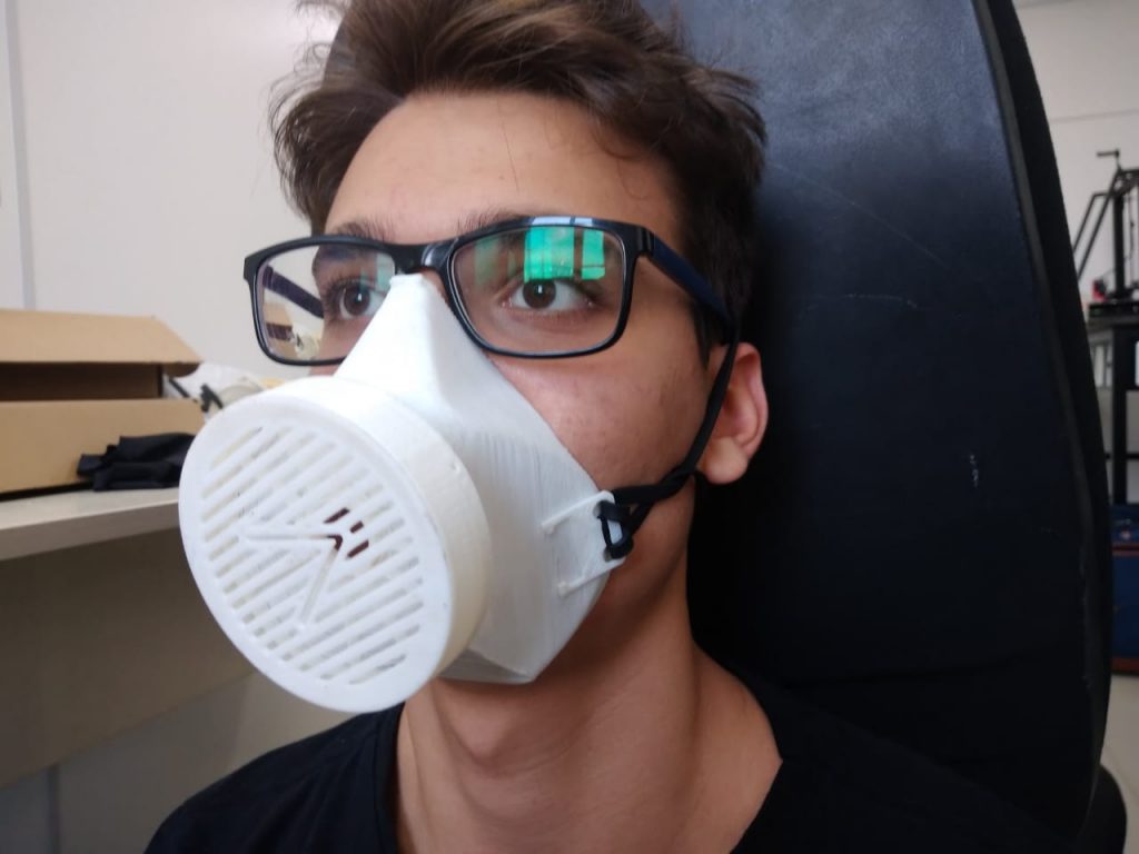 UNILA produz máscaras em impressoras 3D para uso de profissionais da saúde 4 máscara 3a 1
