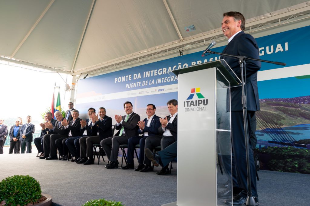 Do sonho à realidade: Completa um ano lançamento da pedra fundamental da nova ponte Brasil e Paraguai 1 segunda ponte2