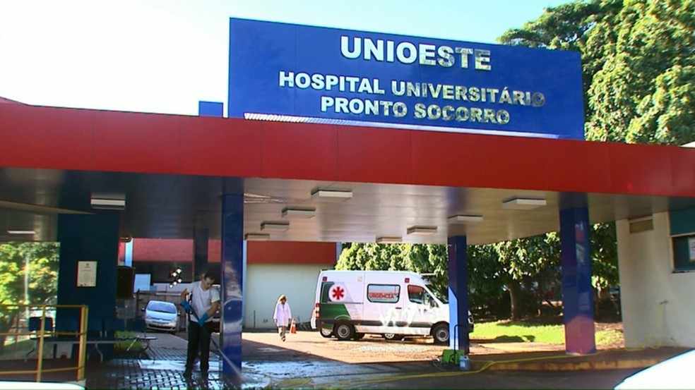 Hospital Universitário Cascavel Foto RPC Reprodução