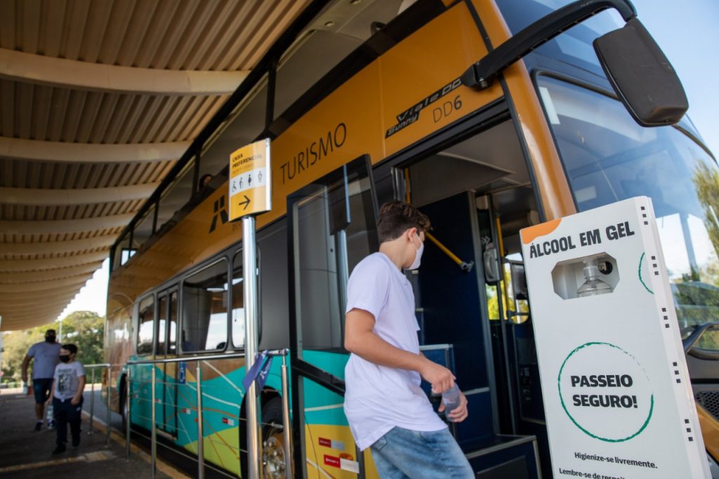 Primeiros visitantes de Itaipu, na retomada do turismo, elogiam segurança e querem voltar 6 Turismo Itaipu Foto Kiko Sierich 5