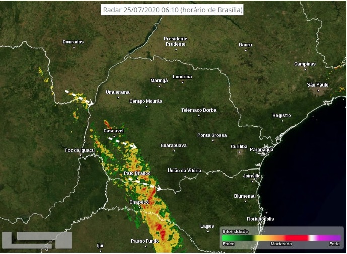mapa simepar
