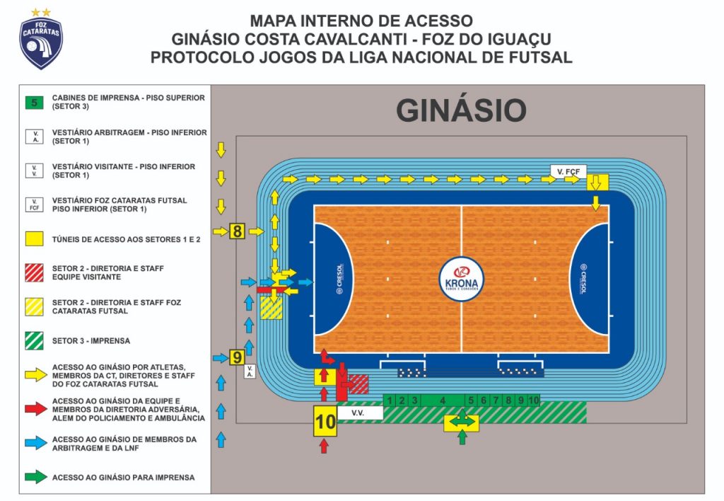Foz Cataratas Futsal traz de volta a emoção para a cidade 2 Foz Futsal Foto Nilton Rolin 1