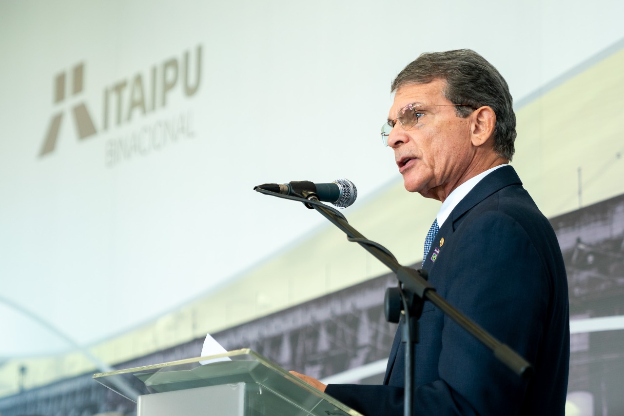 General Joaquim Silva e Luna no dia da sua posse em fevereiro de 2019. Fotos Alexandre Marchetti Itaipu Binacional