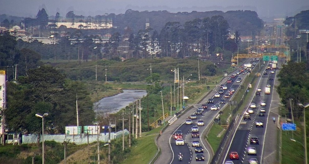 63 mil veiculos foram para o litoral do Parana pela BR 277 durante o feriadao Foto Ecovia Reproducao