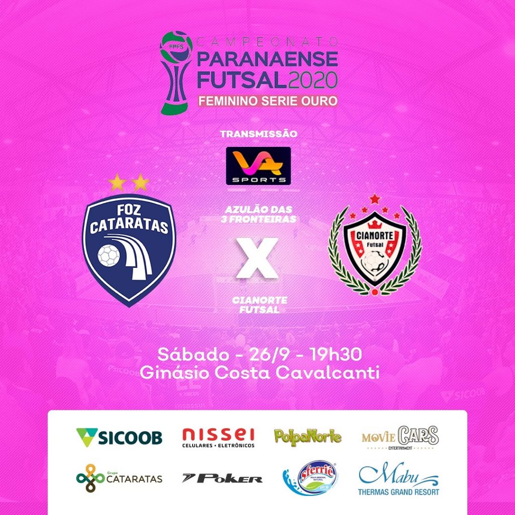 Neste final de semana Foz Cataratas joga em dose dupla. Veja rodada! 2 Foz feminino