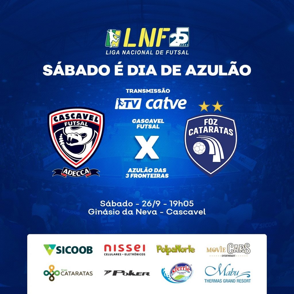 Neste final de semana Foz Cataratas joga em dose dupla. Veja rodada! 1 foz cataratas 4