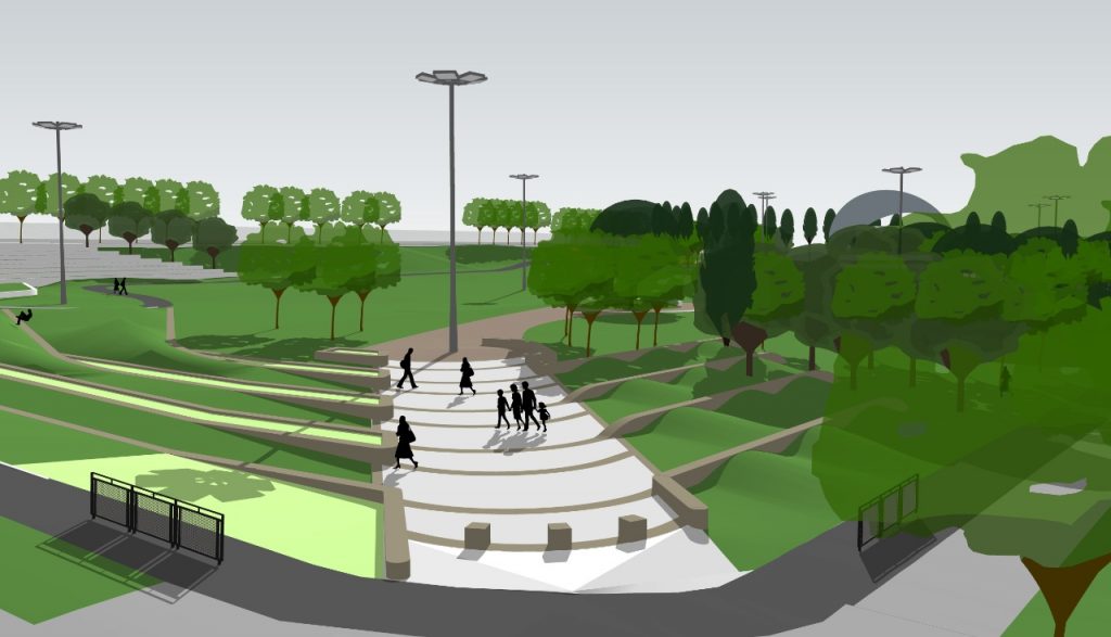 Novo parque de lazer: revitalização do Gramadão da Itaipu começa em outubro. Veja imagens do projeto! 4 novo parque itaipu foz3