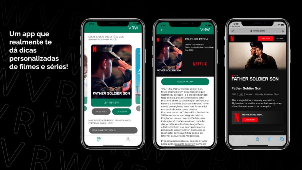 APP faz recomendacao personalizada de filmes e series 1