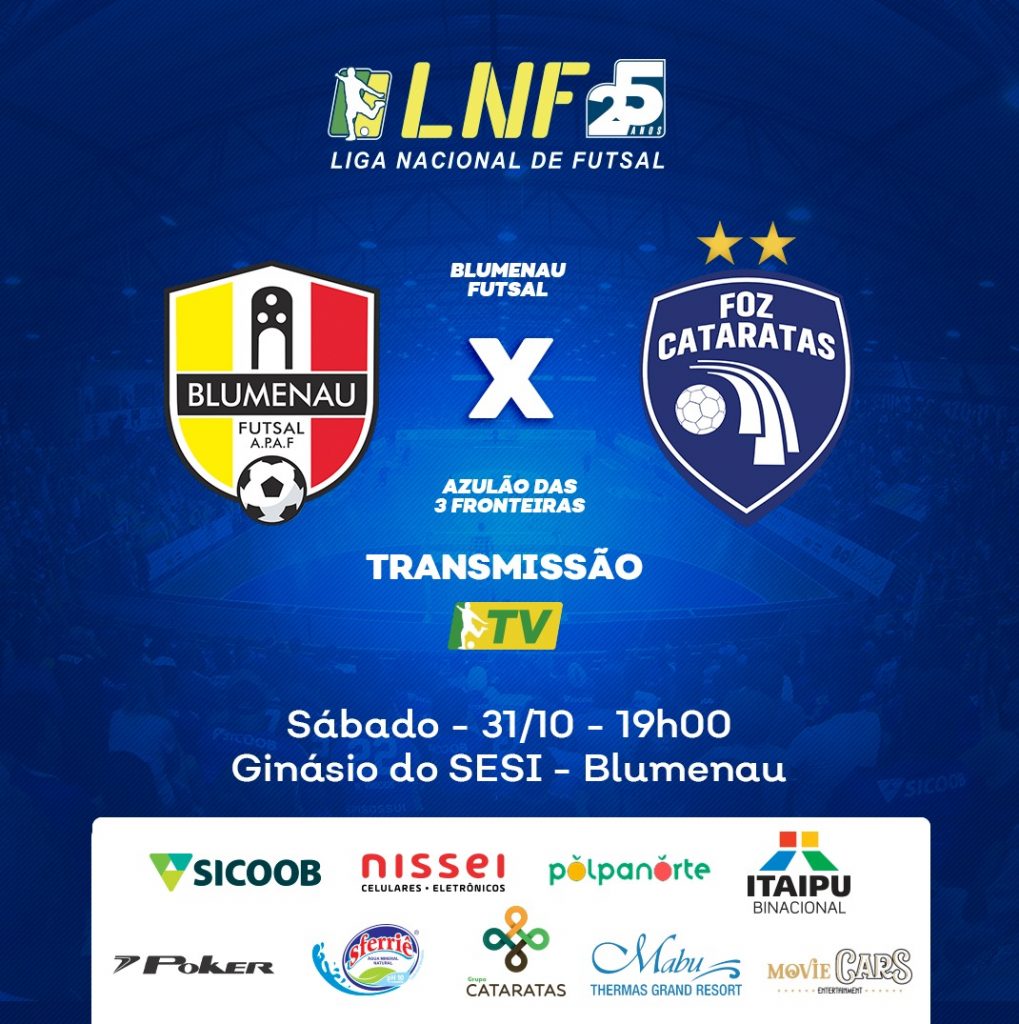 Meninas do Foz Cataratas Futsal enfrentam o Pato Branco. Os meninos do Foz Cataratas vão a Blumenau (SC) 1 meninos foz