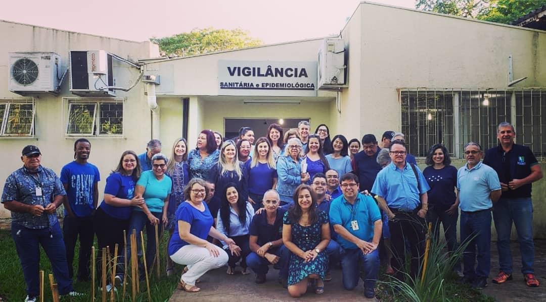 Equipe da Vigilancia em 2019 em homenagem a todos os servidores