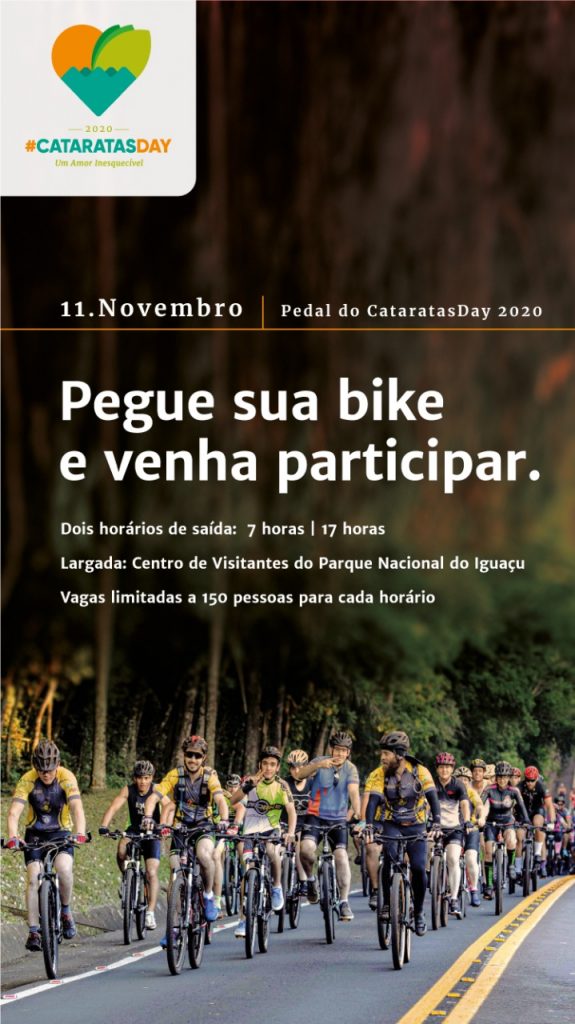 Cataratas Day 2020 terá limitação de público por conta da pandemia e do período eleitoral 1 Pedal Cataratas