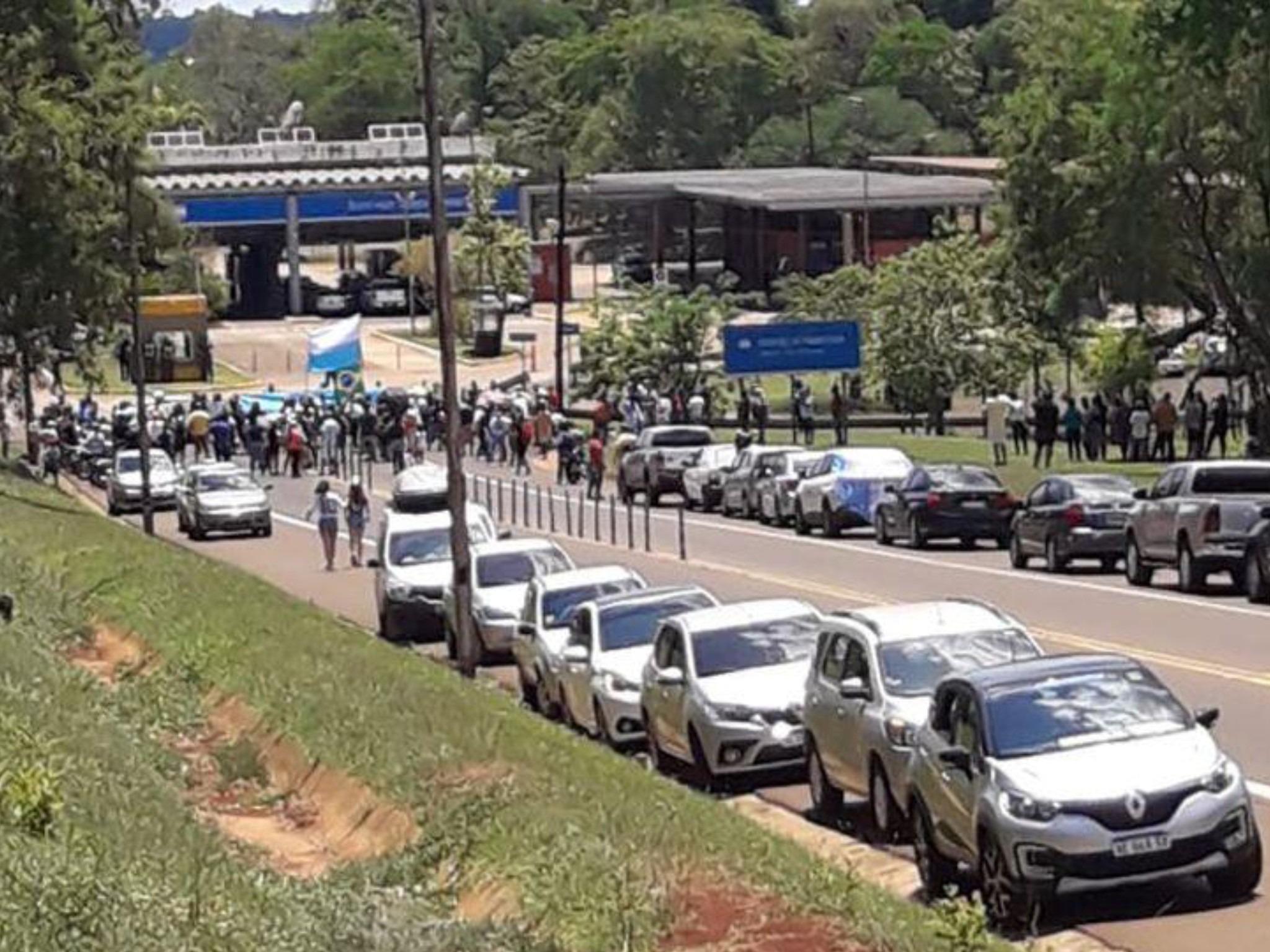 Protesto Porto Iguazu Foto Divulgacao