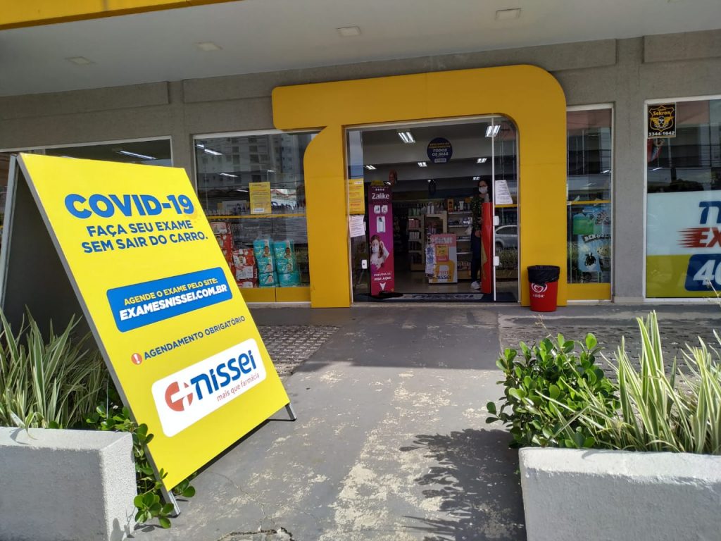 Testes de farmácia auxiliam no monitoramento da evolução da pandemia de Covid-19 1 exame covid