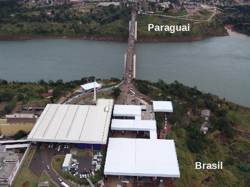 Cruze de caminhões na Aduana da Ponte da Amizade, fronteira do Brasil com Paraguai, bate recorde histórico 1 ponte da amizade 1