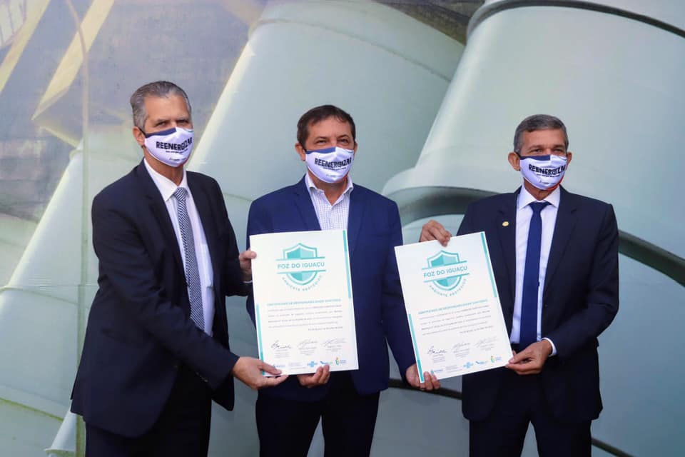 E o Prêmio Gestor Público do Paraná 2020 veio para o turismo de Foz do Iguaçu!!! 2 protocolo sanitario