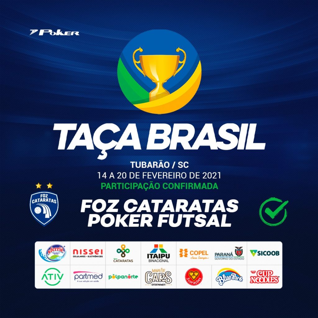 Foz Cataratas Poker Futsal viajou nesta sexta-feira (12) rumo a Taça Brasil 1 taca brasil