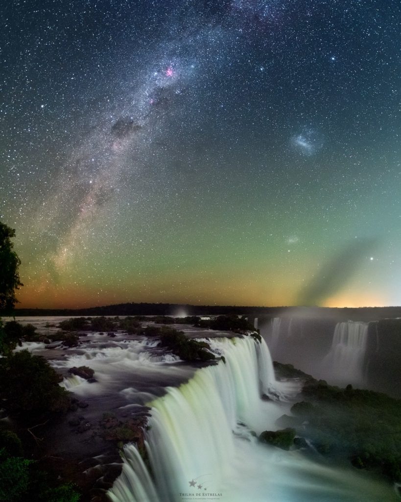 Cataratas do Iguaçu compõe registros celestiais inéditos. Veja fotos! 2 cataratas celestial 1