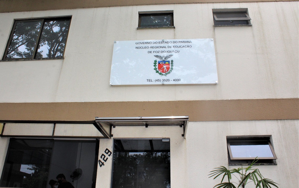 Sede do Nucleo Regional de Educacao de Foz do Iguacu – Foto Divulgacao