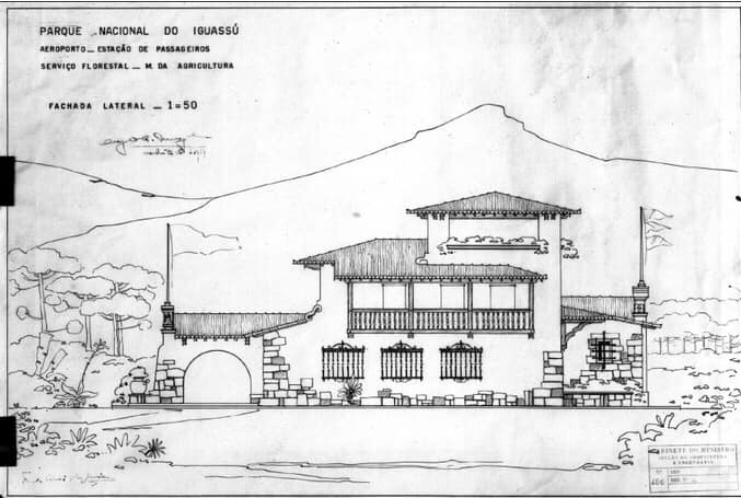 O voo do arquiteto. A história do primeiro aeroporto de Foz do Iguaçu, projetado na 2ª Guerra Mundial 1 projeto de arquiteto