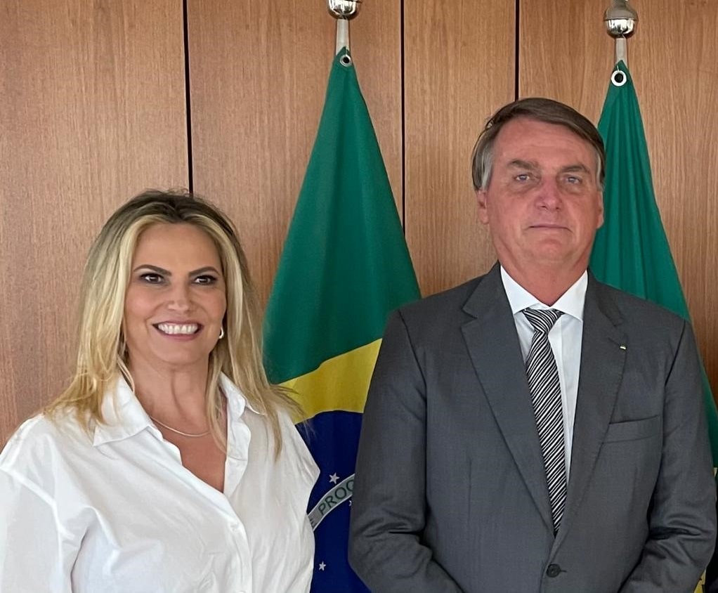 cida borghetti e bolsonaro