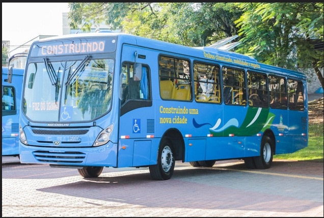 onibus ar condicionado foz
