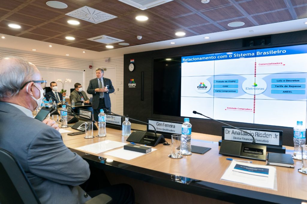 Chefe da Casa Civil se reúne com a diretoria da Itaipu e agradece o apoio da empresa ao Paraná 1 reuniao itaipu