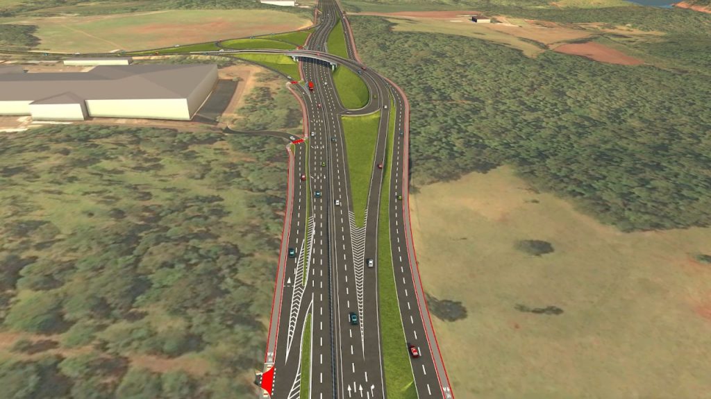 Finalmente o primeiro viaduto de Foz do Iguaçu. Veja imagens do projeto 1 viaduto 3