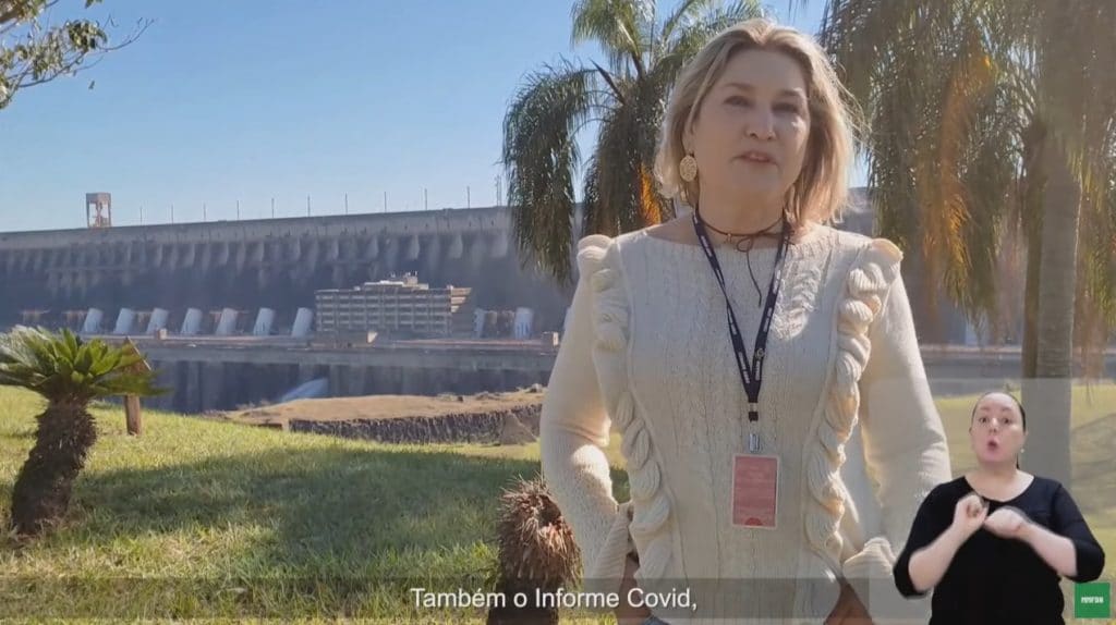 Itaipu é premiada pelo Ministério da Mulher, da Família e dos Direitos Humanos por ações no combate à covid-19 2 ivone