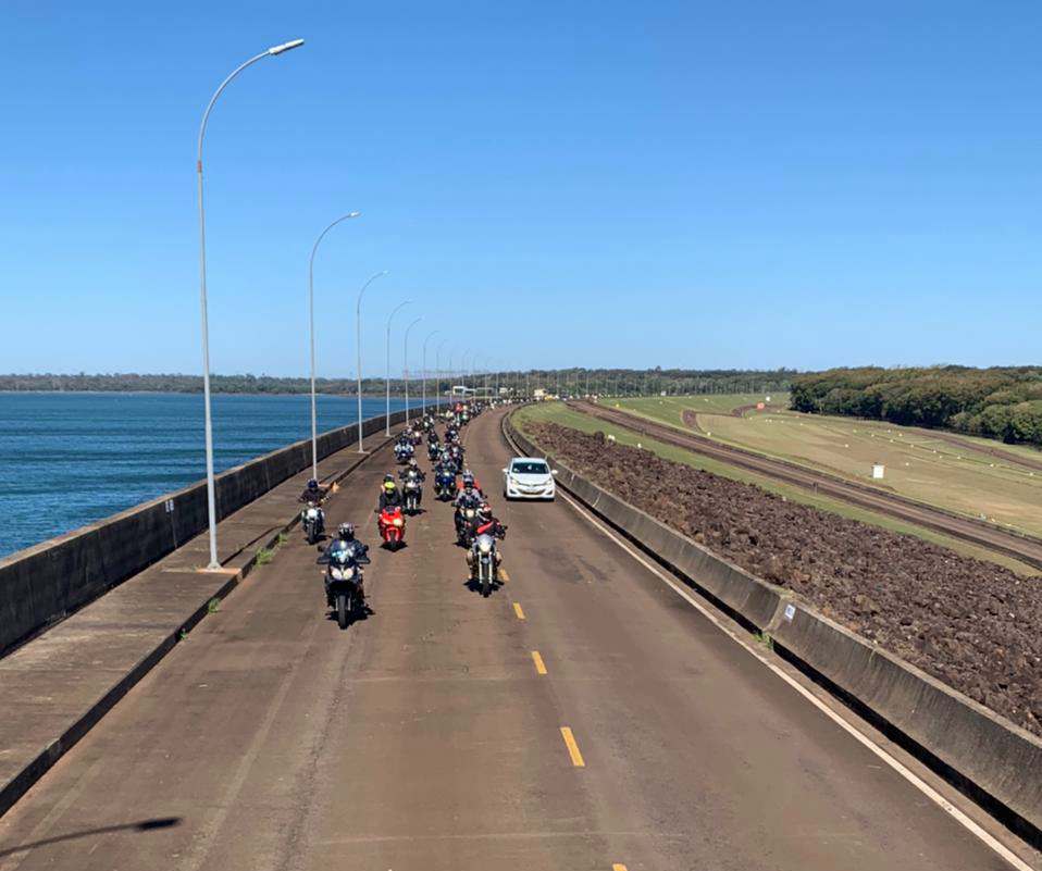 Turismo sobre duas rodas na usina de Itaipu agrada motociclistas 1 turismo itaipu 2