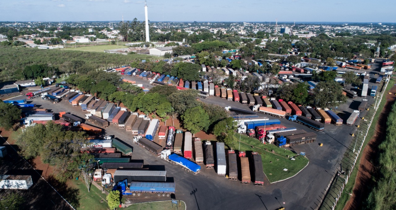 Porto seco de Foz e o terminal com maior movimento de cargas no Brasil Foto Marcos Labanca