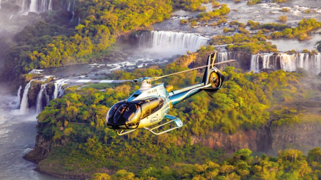Parque Nacional do Iguaçu amplia atendimento no feriadão da Independência 3 helicoptero