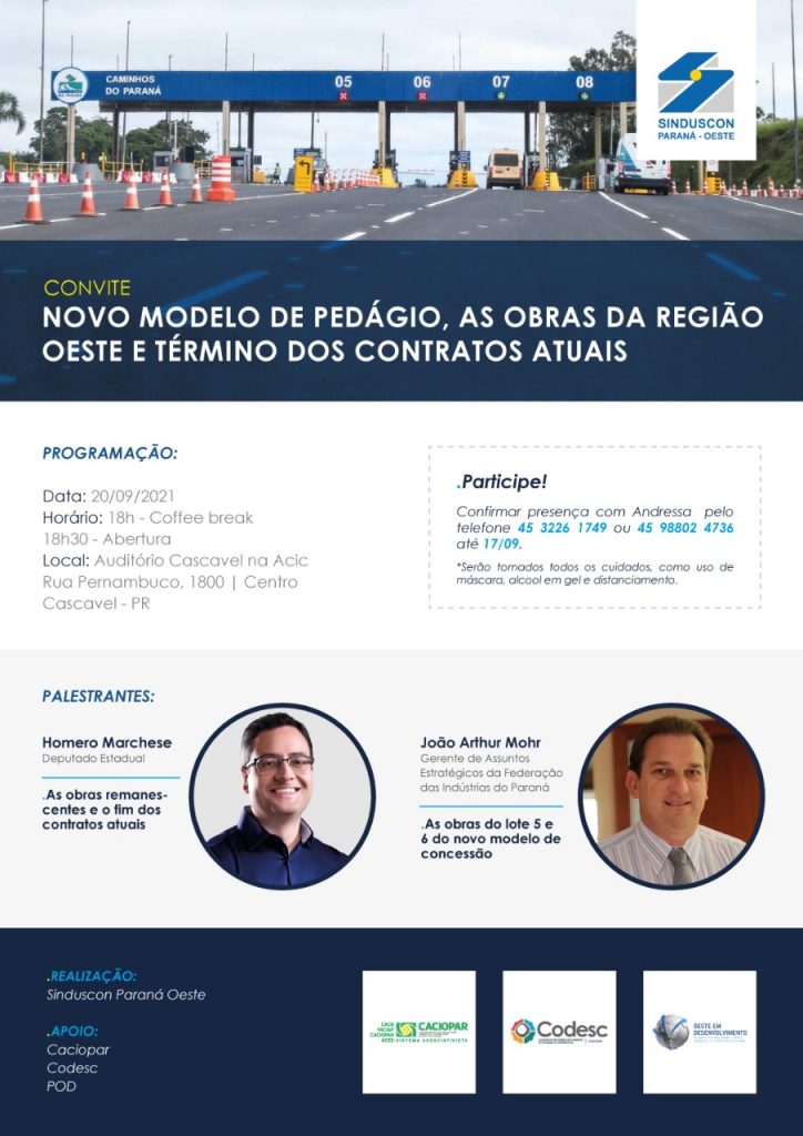 Debate sobre pedágio na sede da Amop, em Cascavel, na segunda, 20 1 debate