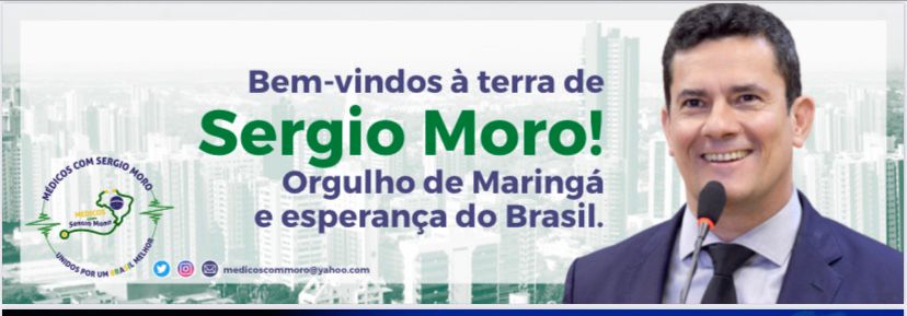 Médicos com Sergio Moro dão boas vindas em Maringá-PR, cidade onde nasceu o ex-juiz 1 sergio moro autdor