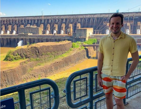 Jornalista cego conta a emoção de “ver” as Cataratas do Iguaçu. Assista! 1 turista sego