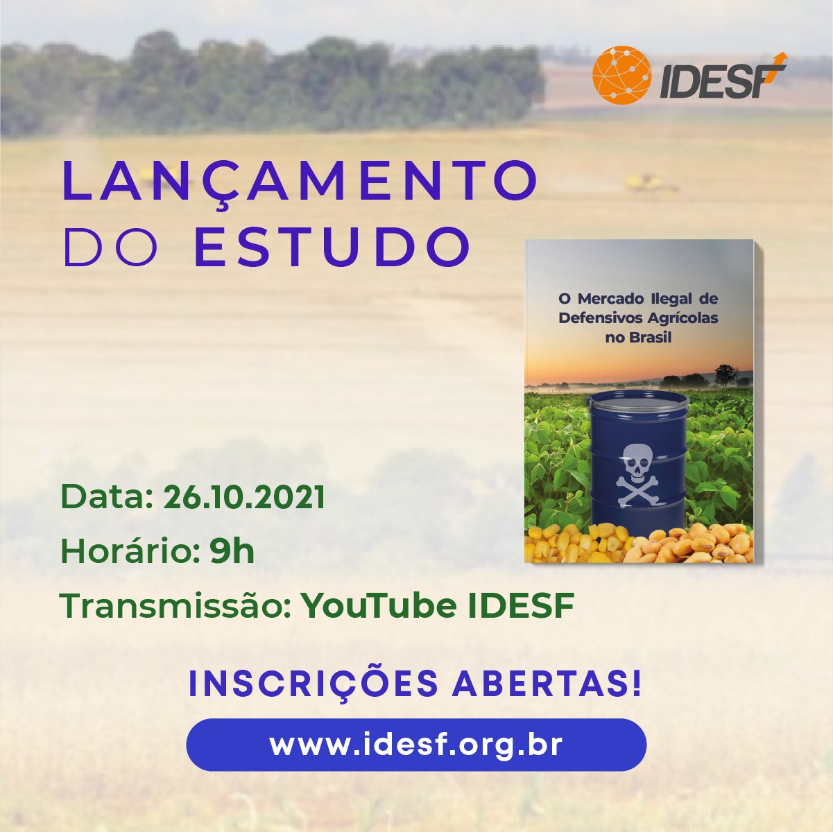 Arte lancamento Estudo agroquimicos