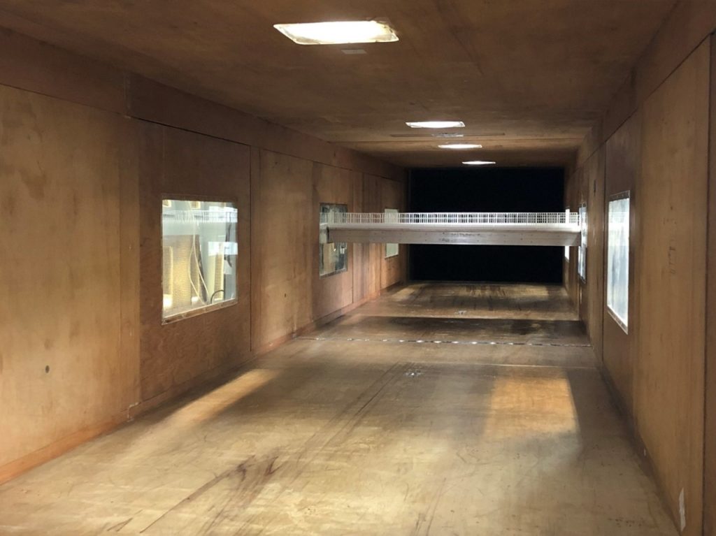 Projeto da Ponte da Integração passa por ensaio em túnel de vento 1 tunel de vento