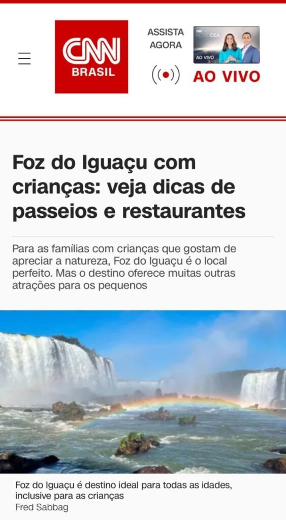 CNN destaca gastronomia de Foz do Iguaçu 1 cnn foz 543 1