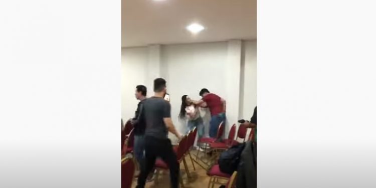 Ex-candidata a prefeita de Foz agride candidato a deputado e apoiador 1 briga em Foz