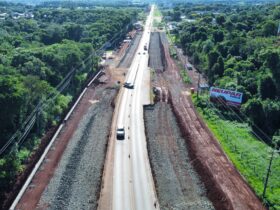 Com atrasos e transtornos, duplicação na Rodovia das Cataratas chega a 30%